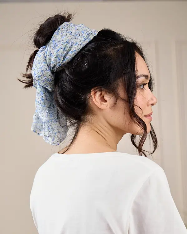 Foulard Gladys bleu