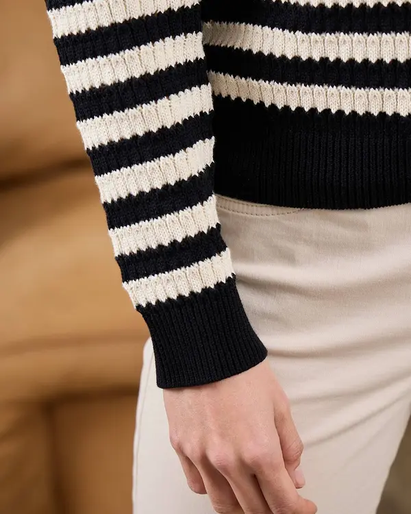 Pull ajouré Glenda noir