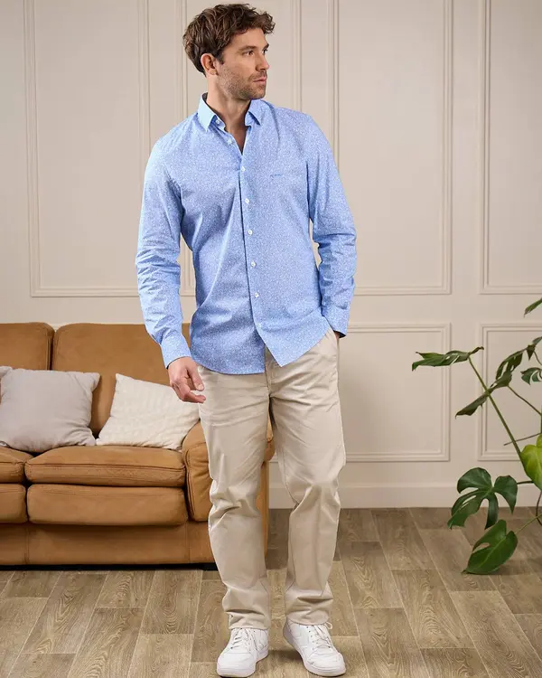 Chemise Garren bleu