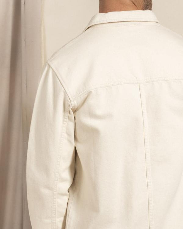 Veste peintre unie broderie 3 vaches en coton Veste peintre unie broderie 3 vaches en coton