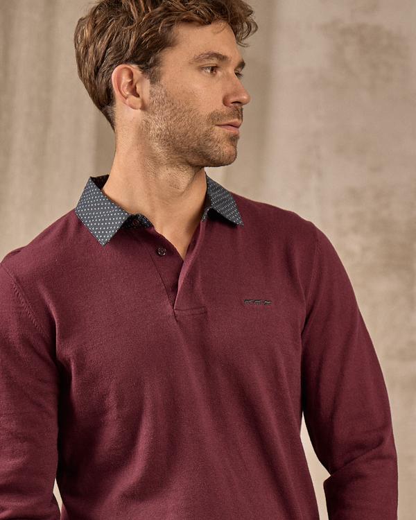 Pull Curtis rouge Pull Curtis rouge