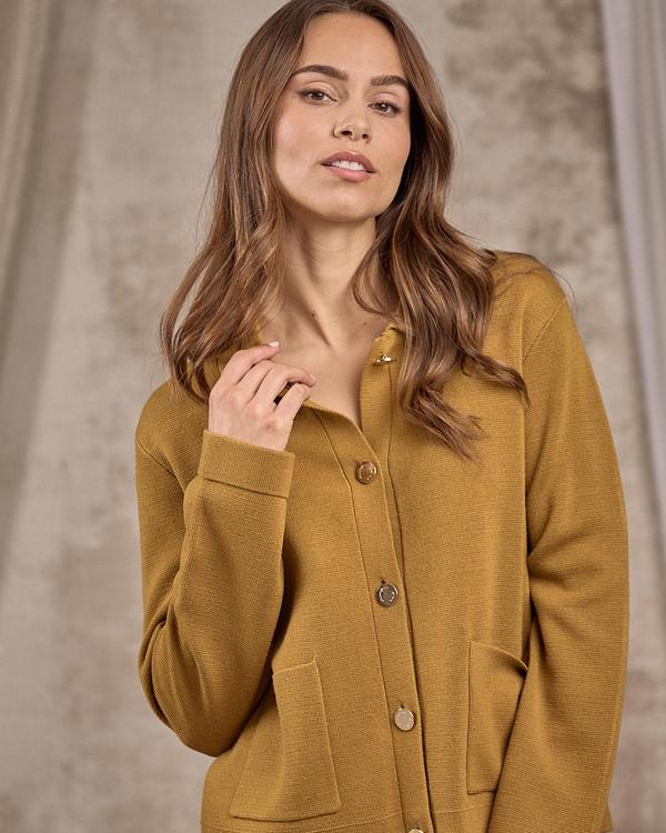 Cardigan Dorine jaune Cardigan Dorine jaune