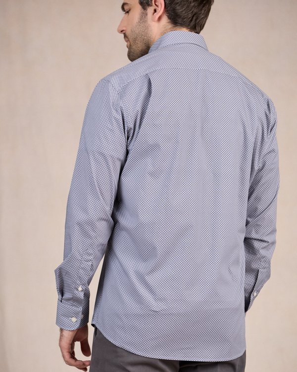 Chemise à motifs graphiques gris Chemise à motifs graphiques gris