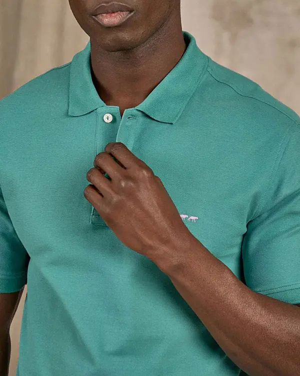 Polo Collin vert
