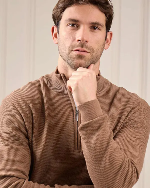 Pull camionneur Gabino beige