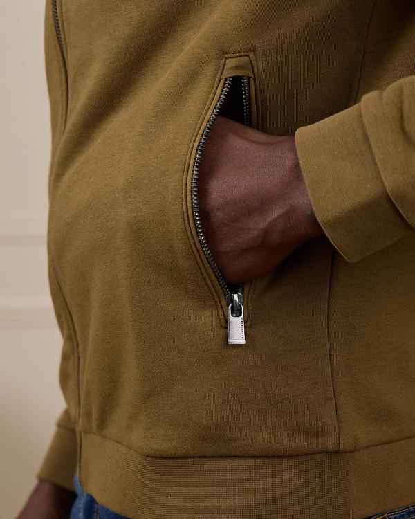 Cardigan bi-matières Gabino vert