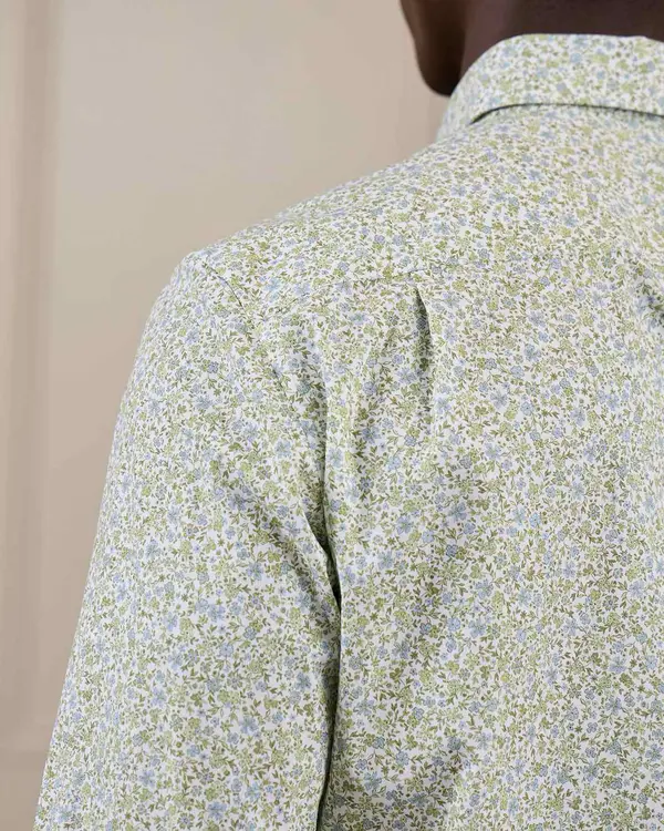 Chemise fantaisie vert