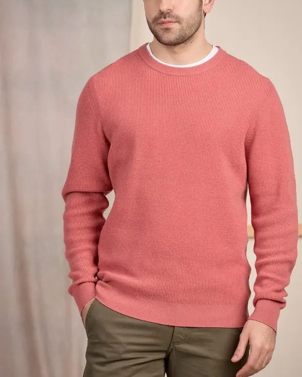 Pull point grain de riz rose Pull point grain de riz rose