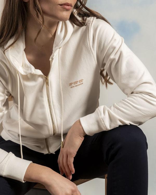 Sweat zippé dos embossé Sweat zippé dos embossé