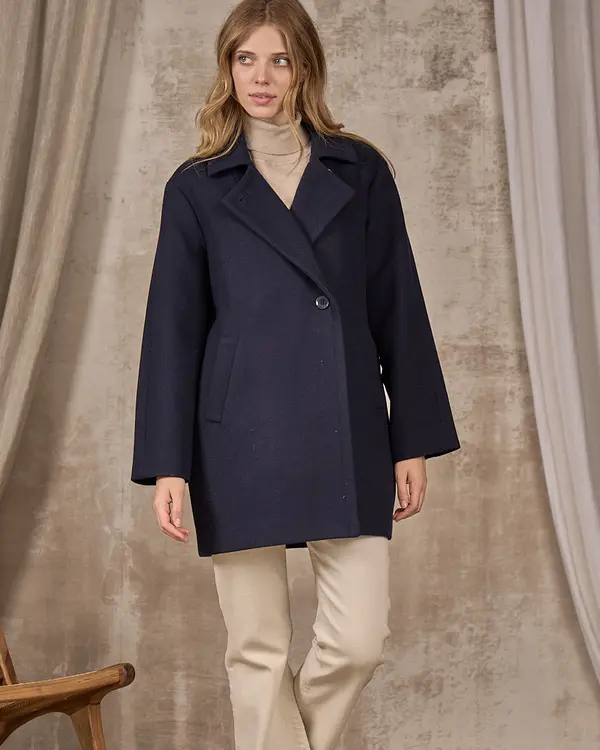 Manteau Céline bleu Manteau Céline bleu
