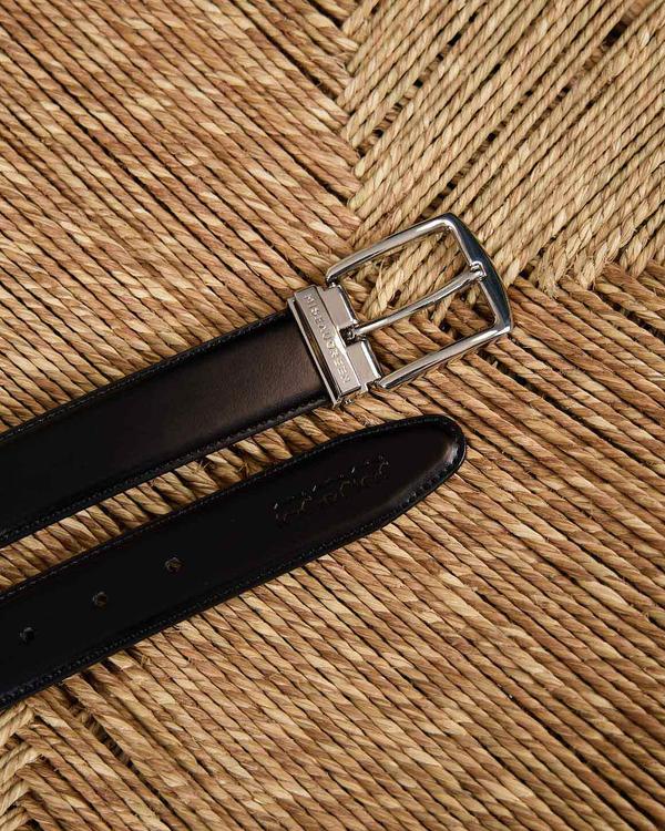 Ceinture cuir Gareld noir