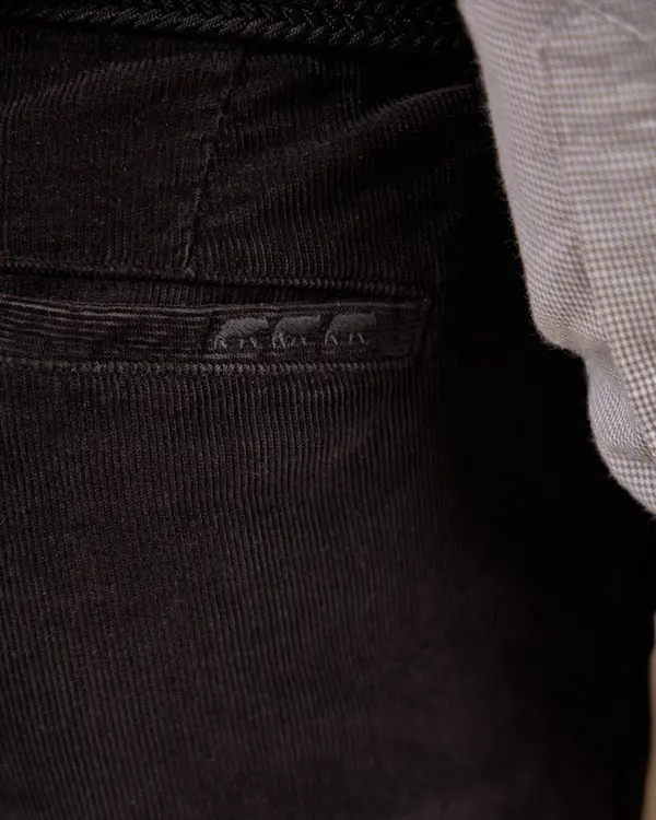 Pantalon velours côtelé noir