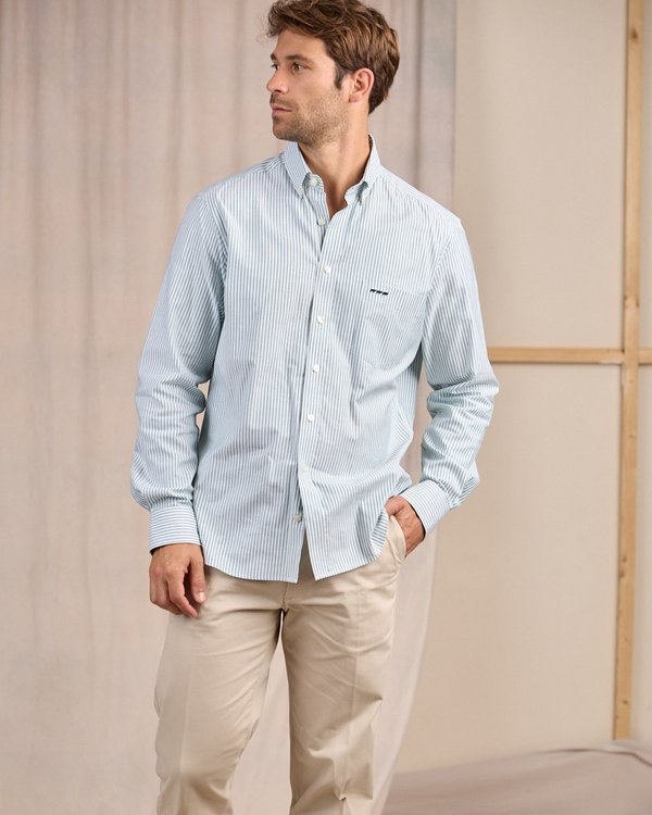 Chemise rayée vert Chemise rayée vert