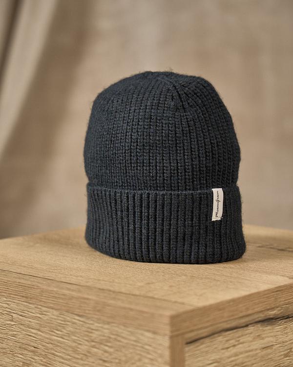 Bonnet maille bleu Bonnet maille bleu