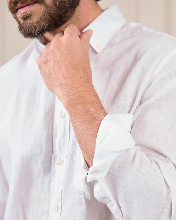 Chemise lin Gibson blanc