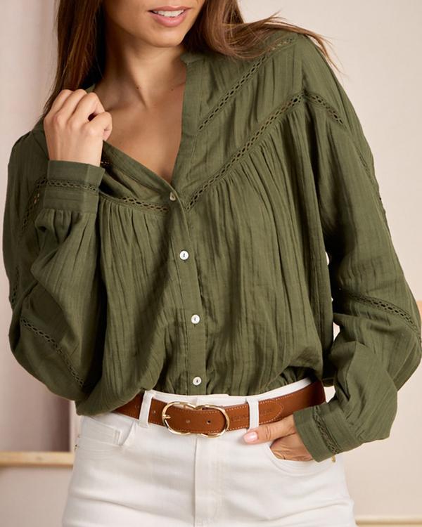 Chemise Clemmy vert