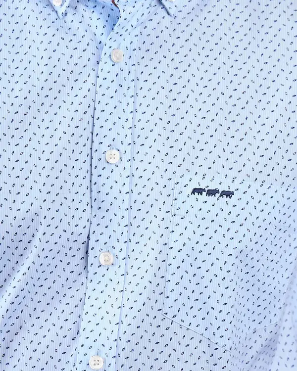 Chemise Easy Care bleu