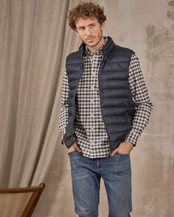 Doudoune sans manches Carter bleu