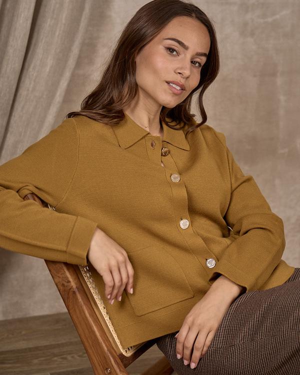 Cardigan Dorine jaune Cardigan Dorine jaune