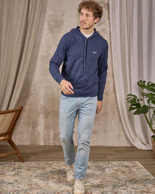 Pull à capuche Edmond bleu Pull à capuche Edmond bleu