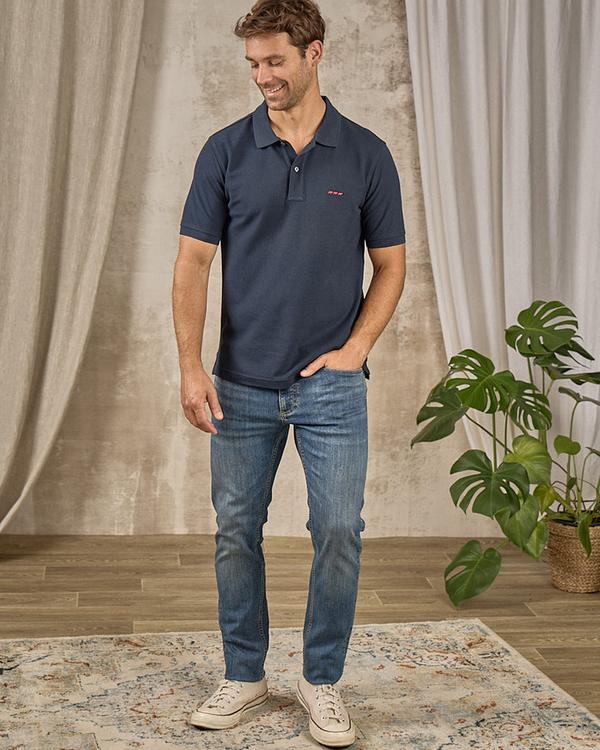 Polo Collin bleu