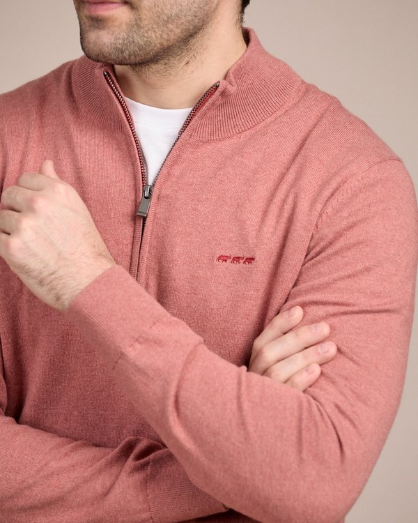 Pull col camionneur rose Pull col camionneur rose