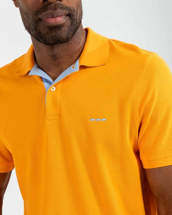 Polo piqué Max coupe droite à manches courtes en coton Polo piqué Max coupe droite à manches courtes en coton