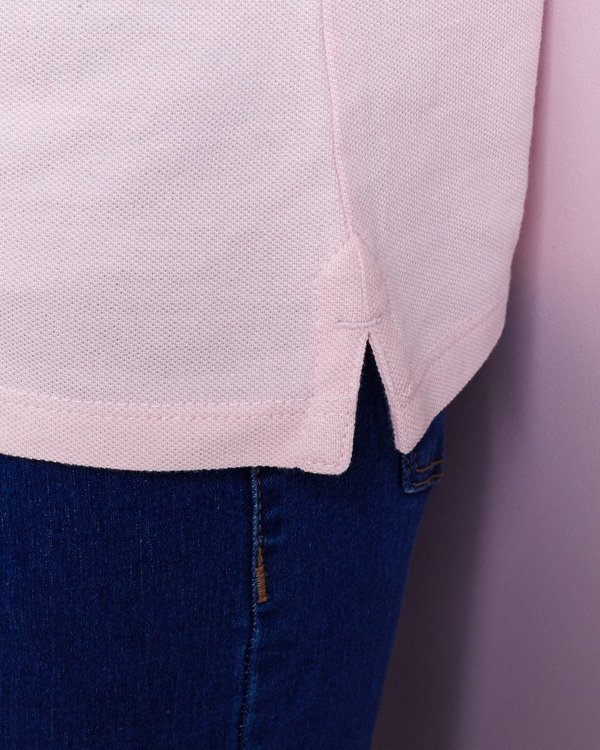 Polo Douglas enfant manches courtes en coton rose Polo Douglas enfant manches courtes en coton rose