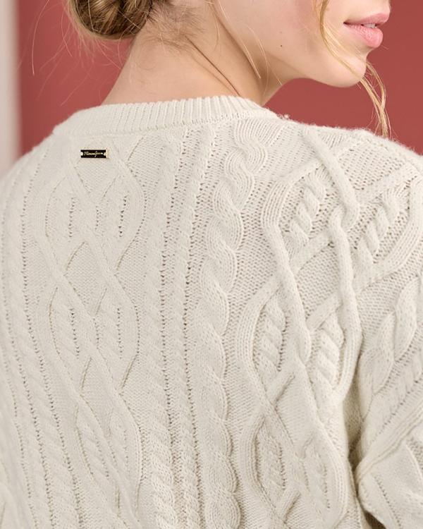 Pull torsadé blanc Pull torsadé blanc