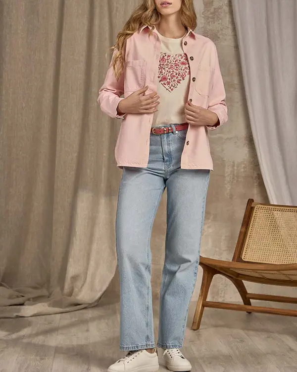 Surchemise Enora rose