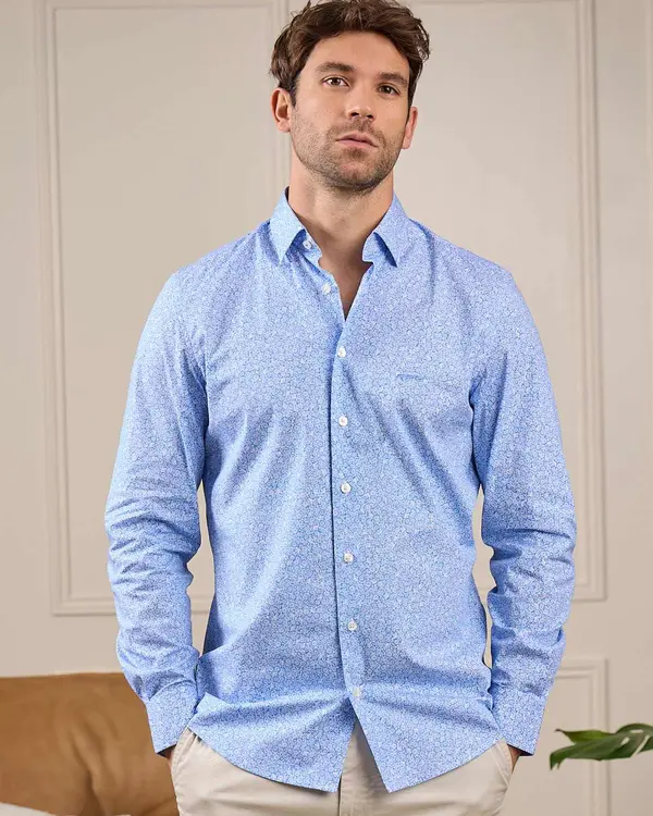 Chemise Garren bleu
