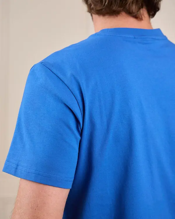 T-shirt brodé 40 ans bleu