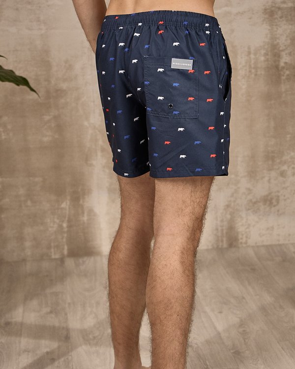 Short de bain imprimé petites vaches Short de bain imprimé petites vaches