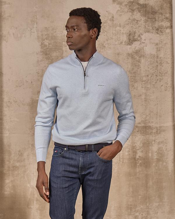Jean coupe ajustée bleu
