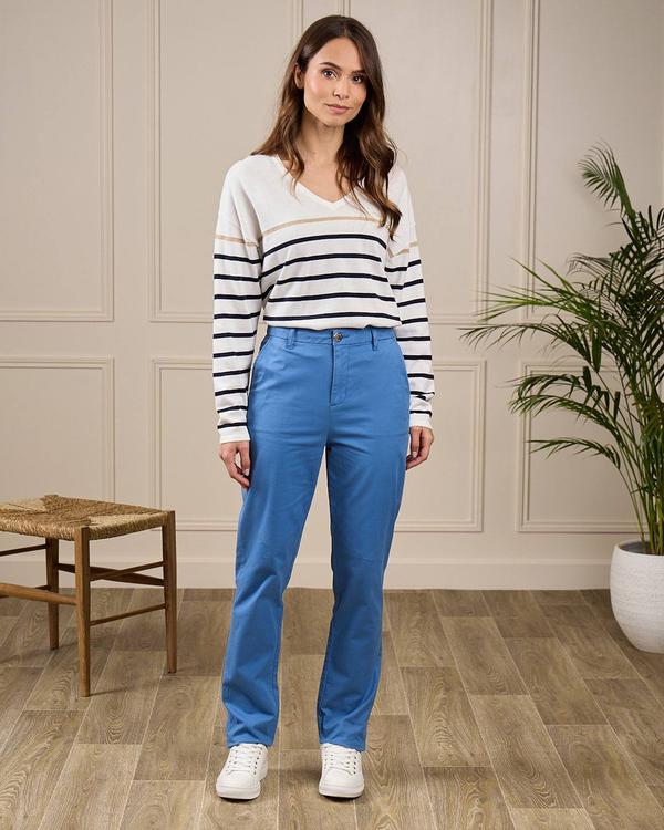 Pantalon chino Gladys bleu