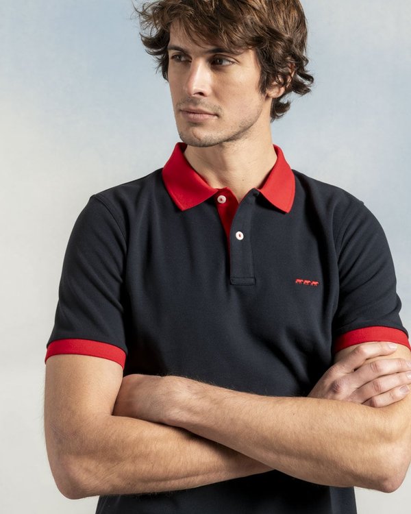 Polo contrasté Polo contrasté