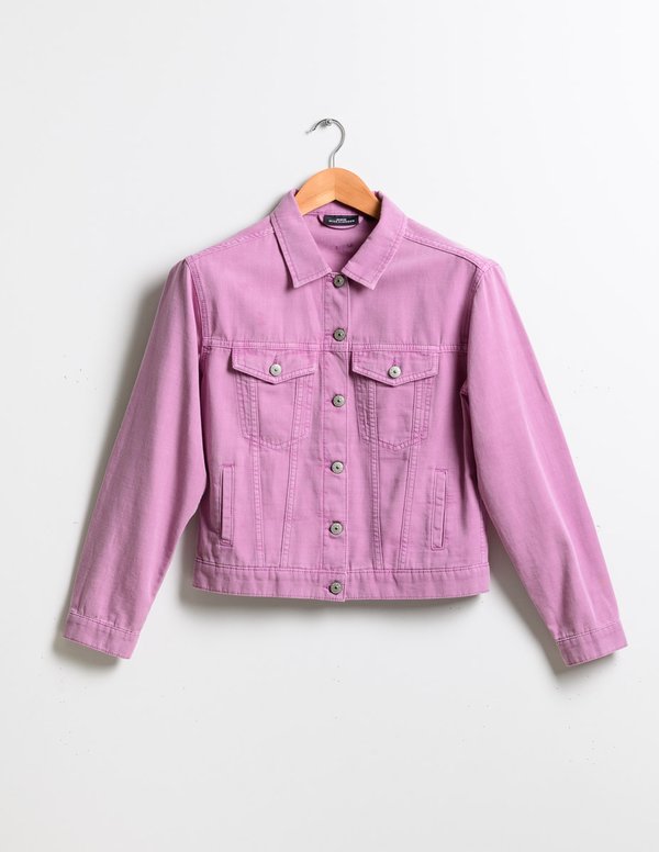 Veste courte en jean Standard 100 by OEKO-TEX® Veste courte en jean Standard 100 by OEKO-TEX®