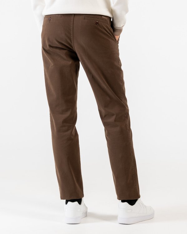 Pantalon chino Martin uni en coton Pantalon chino Martin uni en coton