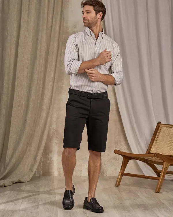Bermuda chino noir Bermuda chino noir