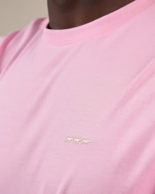 T-shirt Cédric rose