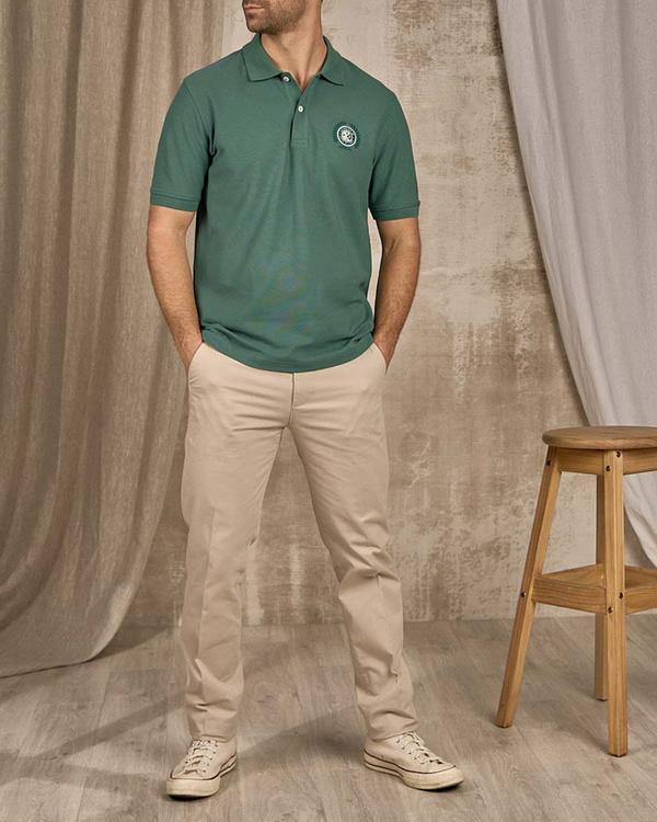 Polo blason vert