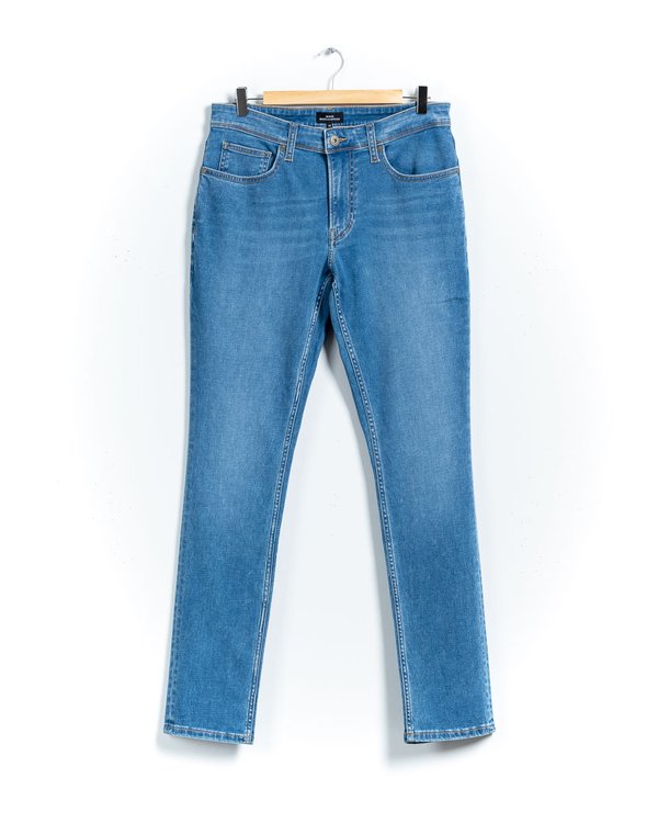 Jogg jean modern fit coton et élasthanne bleu