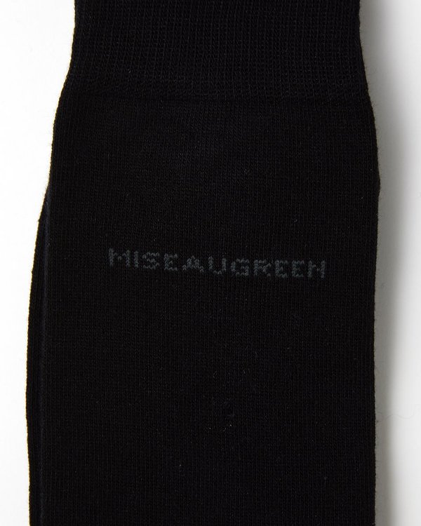 Chaussettes classiques unies noir