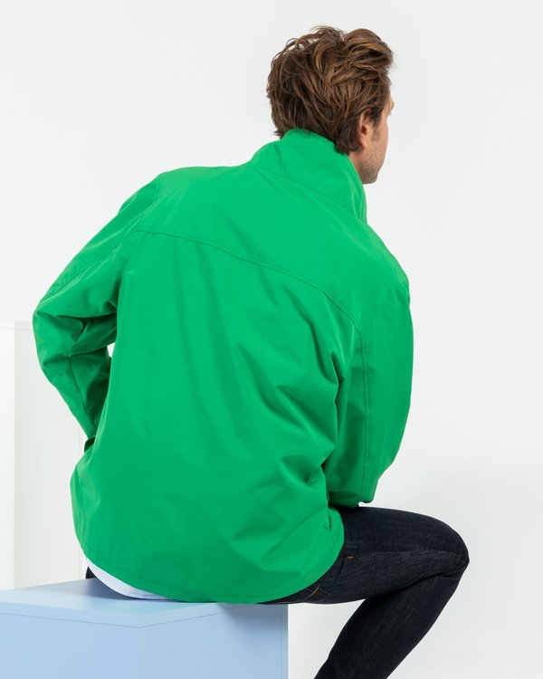 Parka nautique grandes poches boutons-pressions vert Parka nautique grandes poches boutons-pressions vert
