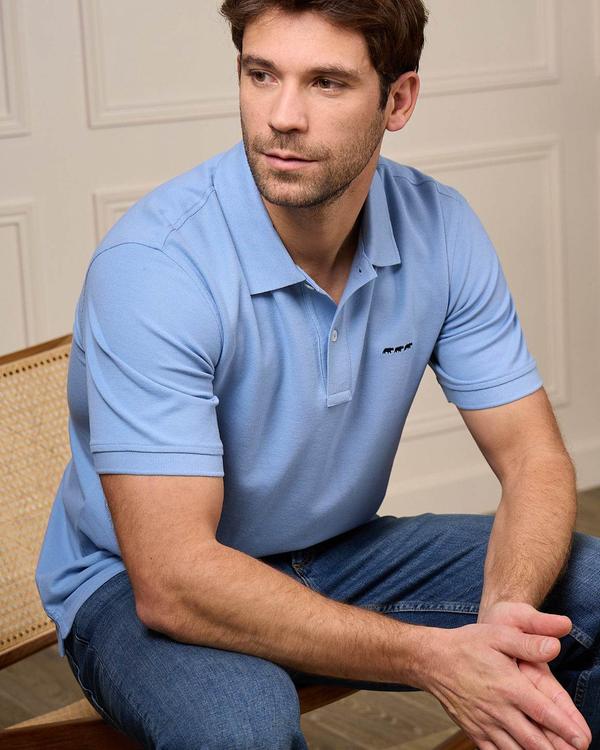 Polo Collin bleu
