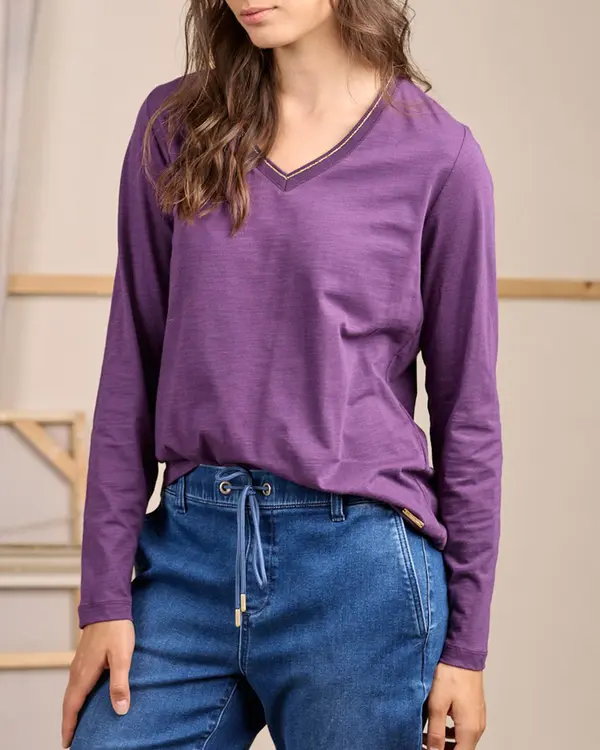 T-shirt Cécila violet