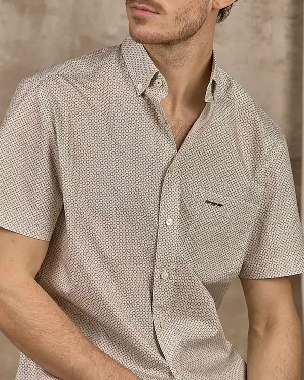 Chemise fantaisie blanc