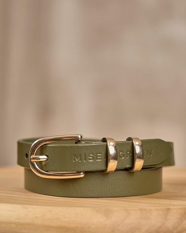Ceinture fine vert