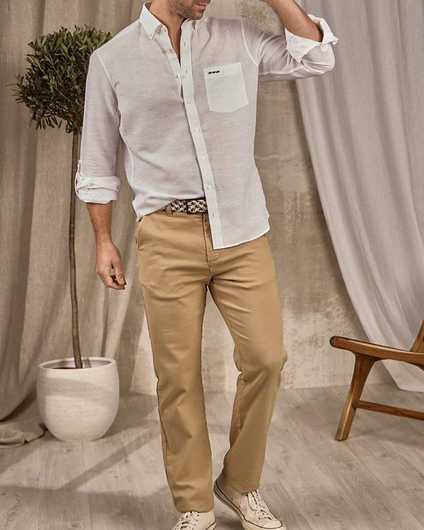 Chemise manches longues lin