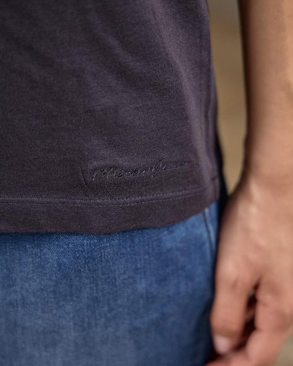 T-shirt col V bleu T-shirt col V bleu